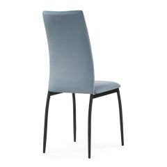 Стул на металлокаркасе Tod light blue / black в Дегтярске - degtyarsk.mebel24.online | фото 5