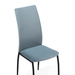 Стул на металлокаркасе Tod light blue / black в Дегтярске - degtyarsk.mebel24.online | фото 9