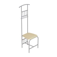 Стул-вешало См13 Экокожа жемчужный в Дегтярске - degtyarsk.mebel24.online | фото