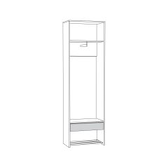 Трувор Шкаф для одежды 13.328.02 в Дегтярске - degtyarsk.mebel24.online | фото 2