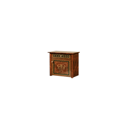 Тумба прикроватная (МДФ) Карина-3 орех (К3ТП-2[1]) в Дегтярске - degtyarsk.mebel24.online | фото