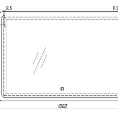 Зеркало Dream 100 alum с подсветкой Sansa (SD1024Z) в Дегтярске - degtyarsk.mebel24.online | фото 7