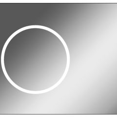 Зеркало Eclipse 90 black с подсветкой Sansa (SE1031Z) в Дегтярске - degtyarsk.mebel24.online | фото 1