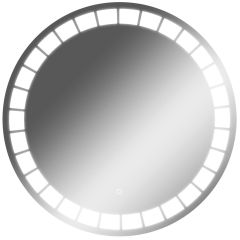 Зеркало Маскат 700х700 с подсветкой Домино (GL7057Z) в Дегтярске - degtyarsk.mebel24.online | фото