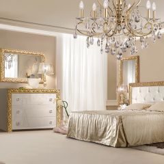 Зеркало Тиффани Premium слоновая кость/золото (ТФ/01(П) в Дегтярске - degtyarsk.mebel24.online | фото 2