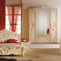 Зеркало в раме (01.150) Роза (беж) в Дегтярске - degtyarsk.mebel24.online | фото 2