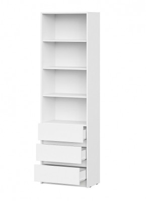 АЙДЕН СТЛ06-600 Стеллаж с 3 ящиками (белый) в Дегтярске - degtyarsk.mebel24.online | фото 2