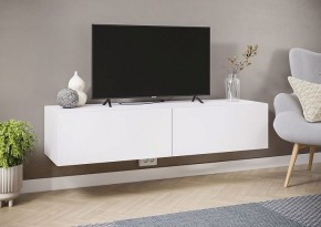 АЙДЕН ТБН06-1400 Тумба ТВ подвесная (белый) в Дегтярске - degtyarsk.mebel24.online | фото 3