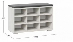 Банкетка-стеллаж для обуви Тип 10 в Дегтярске - degtyarsk.mebel24.online | фото 4