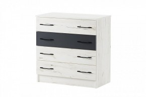 БЕАТРИС Комод К800 (дуб крафт белый/антрацит) в Дегтярске - degtyarsk.mebel24.online | фото 2