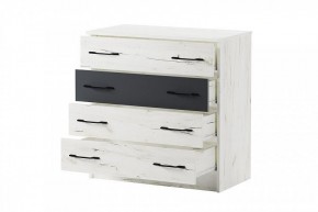 БЕАТРИС Комод К800 (дуб крафт белый/антрацит) в Дегтярске - degtyarsk.mebel24.online | фото 3