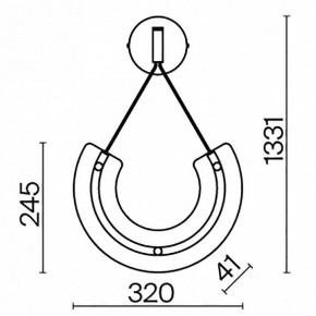 Бра Maytoni Maya P091WL-L18G3K1 в Дегтярске - degtyarsk.mebel24.online | фото 4