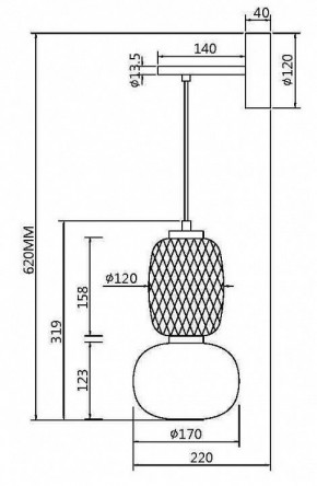 Бра Maytoni Pattern MOD267WL-L18G3K в Дегтярске - degtyarsk.mebel24.online | фото 4