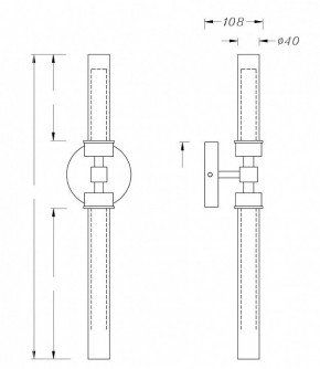 Бра Maytoni Stelo MOD116WL-L7B3K в Дегтярске - degtyarsk.mebel24.online | фото 3