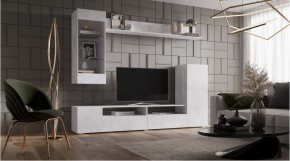 ДАЛЛАС Гостиная (модульная) цемент светлый в Дегтярске - degtyarsk.mebel24.online | фото