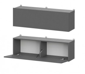 ДЕНВЕР Гостиная (Варианнт-2) Графит серый в Дегтярске - degtyarsk.mebel24.online | фото 4