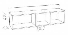 Детская Оливия Полка НМ 011.38-01 Х в Дегтярске - degtyarsk.mebel24.online | фото 3