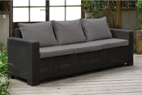 Диван Калифорния 3-х местный (California 3 Sofa), графит в Дегтярске - degtyarsk.mebel24.online | фото 1