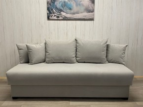 Диван Комфорт-1 (НПБ) велюр Luma 13 св.серый в Дегтярске - degtyarsk.mebel24.online | фото