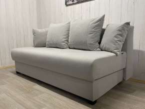Диван Комфорт-1 (НПБ) велюр Luma 13 св.серый в Дегтярске - degtyarsk.mebel24.online | фото 2