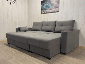 Диван угловой Комфорт-3 (НПБ+МДФ) велюр Galaxy Lite 26 в Дегтярске - degtyarsk.mebel24.online | фото 3