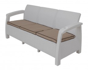 Диван Yalta Premium Sofa 3 Set (Ялта) белый (+подушки под спину) в Дегтярске - degtyarsk.mebel24.online | фото 1