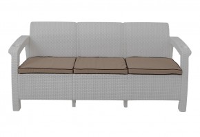 Диван Yalta Premium Sofa 3 Set (Ялта) белый (+подушки под спину) в Дегтярске - degtyarsk.mebel24.online | фото 2