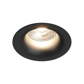 DK3024-BK Встраиваемый светильник, IP 20, 10 Вт, GU5.3, LED, черный, пластик в Дегтярске - degtyarsk.mebel24.online | фото 1