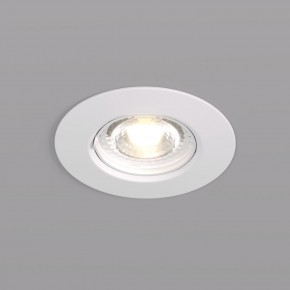DK3028-WH Встраиваемый светильник, IP 20, 10 Вт, GU5.3, LED, белый, пластик в Дегтярске - degtyarsk.mebel24.online | фото 1
