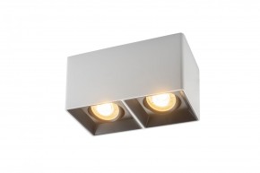DK3035-WB Светильник накладной IP 20, 10 Вт, GU5.3, LED, белый/черный, пластик в Дегтярске - degtyarsk.mebel24.online | фото 1