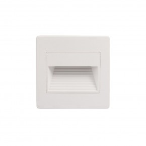 DK3050-WH Светильник встраиваемый в стену, IP 20, LED 3000, 1 Вт, белый, пластик в Дегтярске - degtyarsk.mebel24.online | фото 3