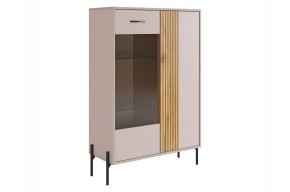 ДОМИНИКА Комод (со стеклом) в Дегтярске - degtyarsk.mebel24.online | фото