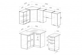 ДЮНА Кухонный гарнитур Оптима 5 (1200*2000 мм) в Дегтярске - degtyarsk.mebel24.online | фото 2