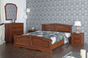 ЕЛЕНА Кровать из массива (Орех) в Дегтярске - degtyarsk.mebel24.online | фото