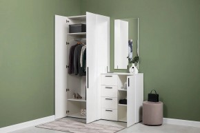 ЭЙР прихожая (модульная) Белый Шагрень в Дегтярске - degtyarsk.mebel24.online | фото 24