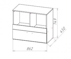 ГЕОМЕТРИЯ ГМТ.08 комод в Дегтярске - degtyarsk.mebel24.online | фото 2