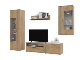 Гостиная Омега (Крафт золотой-Бетон) в Дегтярске - degtyarsk.mebel24.online | фото 2