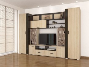 Гостиная Оскар-18-2 дуб сонома-венге в Дегтярске - degtyarsk.mebel24.online | фото