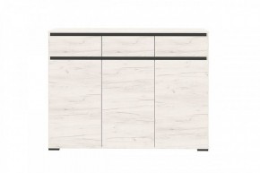 ГРЕТТА Комод 3С3Я 3дв, 3ящ (дуб крафт) в Дегтярске - degtyarsk.mebel24.online | фото