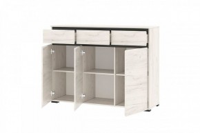 ГРЕТТА Комод 3С3Я 3дв, 3ящ (дуб крафт) в Дегтярске - degtyarsk.mebel24.online | фото 2