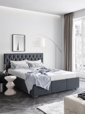 Интерьерная Кровать Октавия Серый 1400x2000 в Дегтярске - degtyarsk.mebel24.online | фото