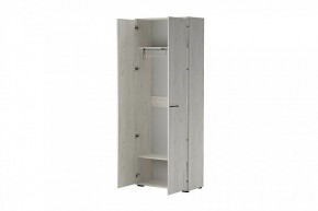 ИТАЛИЯ ШК-800 Шкаф 2дв (дуб крафт белый) в Дегтярске - degtyarsk.mebel24.online | фото 2