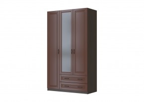 КАНТРИ Шкаф ШР-3 с 1 зерк. (орех) ЛАК в Дегтярске - degtyarsk.mebel24.online | фото