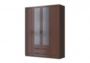 КАНТРИ Спальный гарнитур (модульный) орех ЛАК в Дегтярске - degtyarsk.mebel24.online | фото 4
