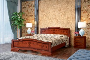 КАРИНА-6 Кровать из массива 1800 (Орех) в Дегтярске - degtyarsk.mebel24.online | фото