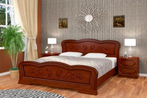 КАРИНА-8 Кровать из массива (Орех) в Дегтярске - degtyarsk.mebel24.online | фото