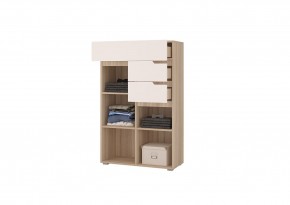 Комод АНТАЛИЯ (Сонома/Белый софт) в Дегтярске - degtyarsk.mebel24.online | фото 2