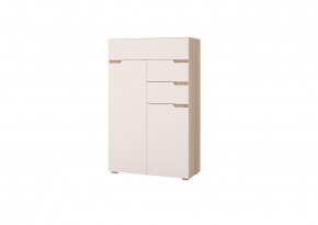 Комод АНТАЛИЯ (Сонома/Белый софт) в Дегтярске - degtyarsk.mebel24.online | фото