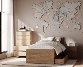 Комод КАСТОР с пятью ящиками, цвет Дуб Сонома в Дегтярске - degtyarsk.mebel24.online | фото 3