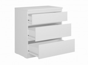 Комод КАСТОР с тремя ящиками, цвет белый в Дегтярске - degtyarsk.mebel24.online | фото 2